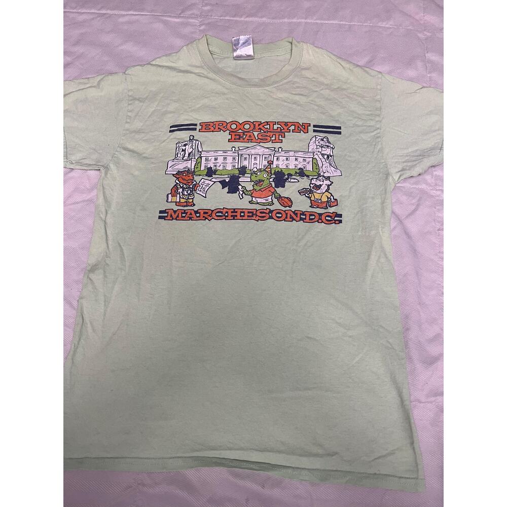 Uncommon Schools Brooklyn East Collegiate Marches on D.C. Graphic T-Shirt Mint S